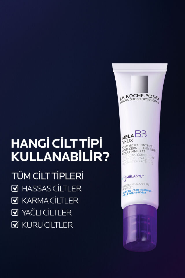 Mela B3 Yeux Koyu Leke Karşıtı Aydınlatıcı Göz Bakım Kremi 15ML