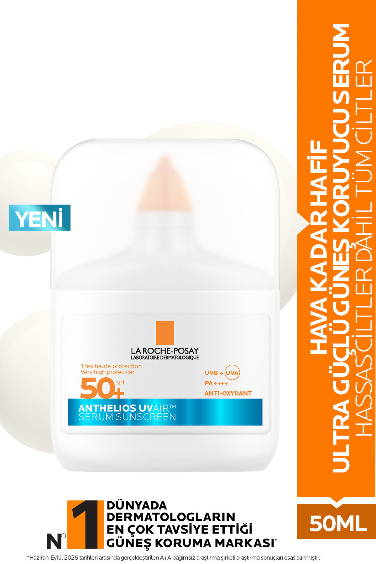 Anthelios UV Air SPF50+ Ultra Güçlü Güneş Koruyucu Serum 50 ml