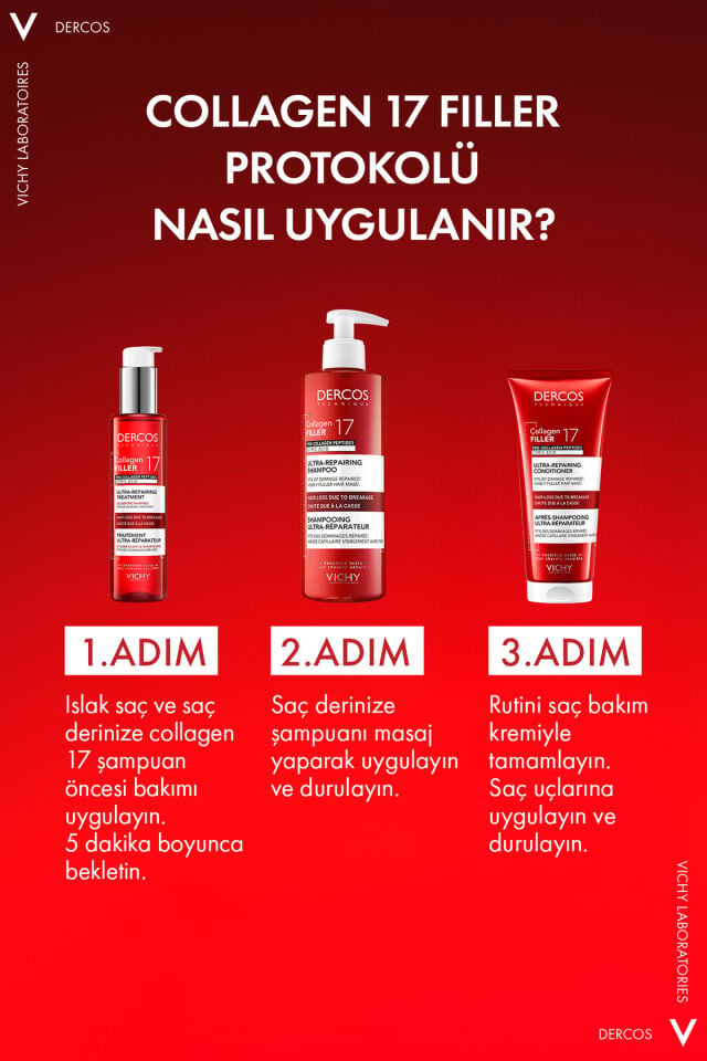 Dercos Collagen 17 Filler Saç Bakım Kremi 200ml