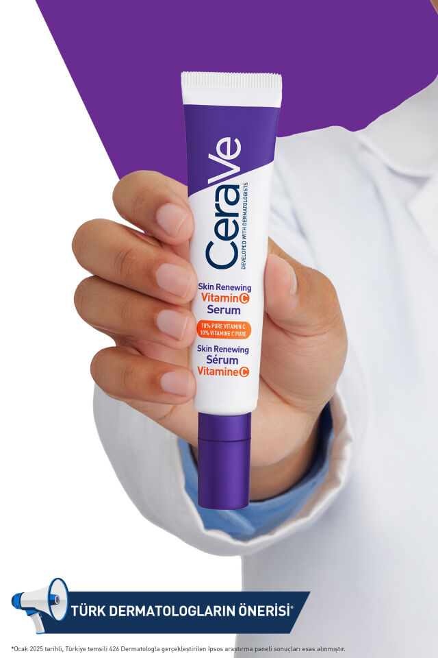 Skin Renewing Cilt Yenileyici & Aydınlatıcı Etkili C Vitamini Yüz Serumu 30 ml