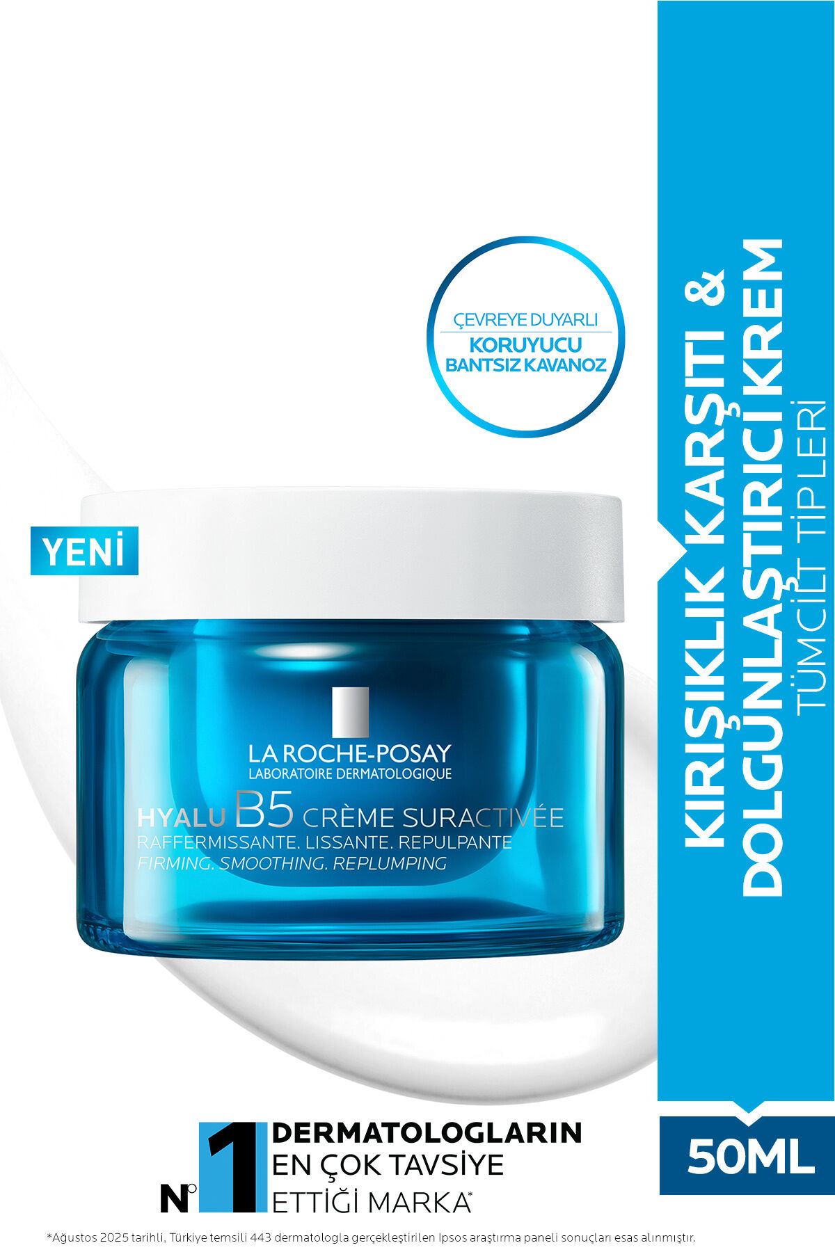 Hyalu B5 Kırışıklık Karşıtı Dolgunlaştırıcı Hyalüronik Asit İçeren Nemlendirici Krem 50 ml