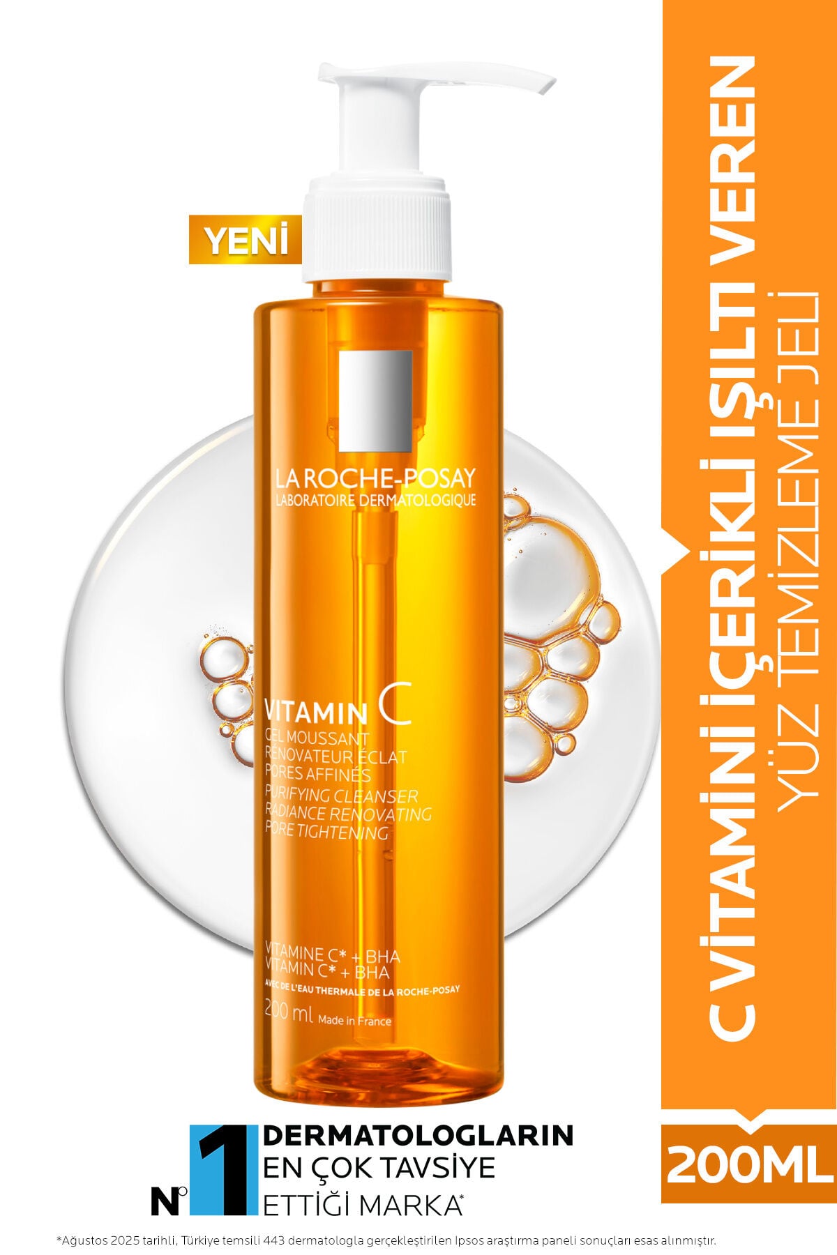 C Vitamini İçerikli Işıltı Veren Yüz Temizleme Jeli 200 ml