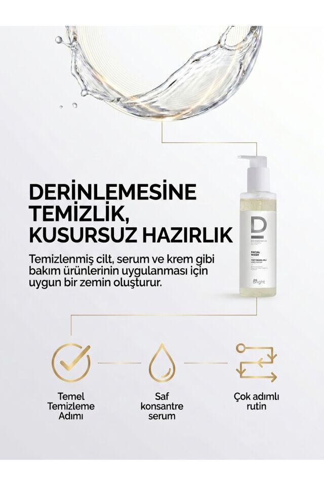 Be Bright Yüz Yıkama Jeli | Nemlendirici Yüz Temizleyicileri | Leke Karşıtı | 200 ml