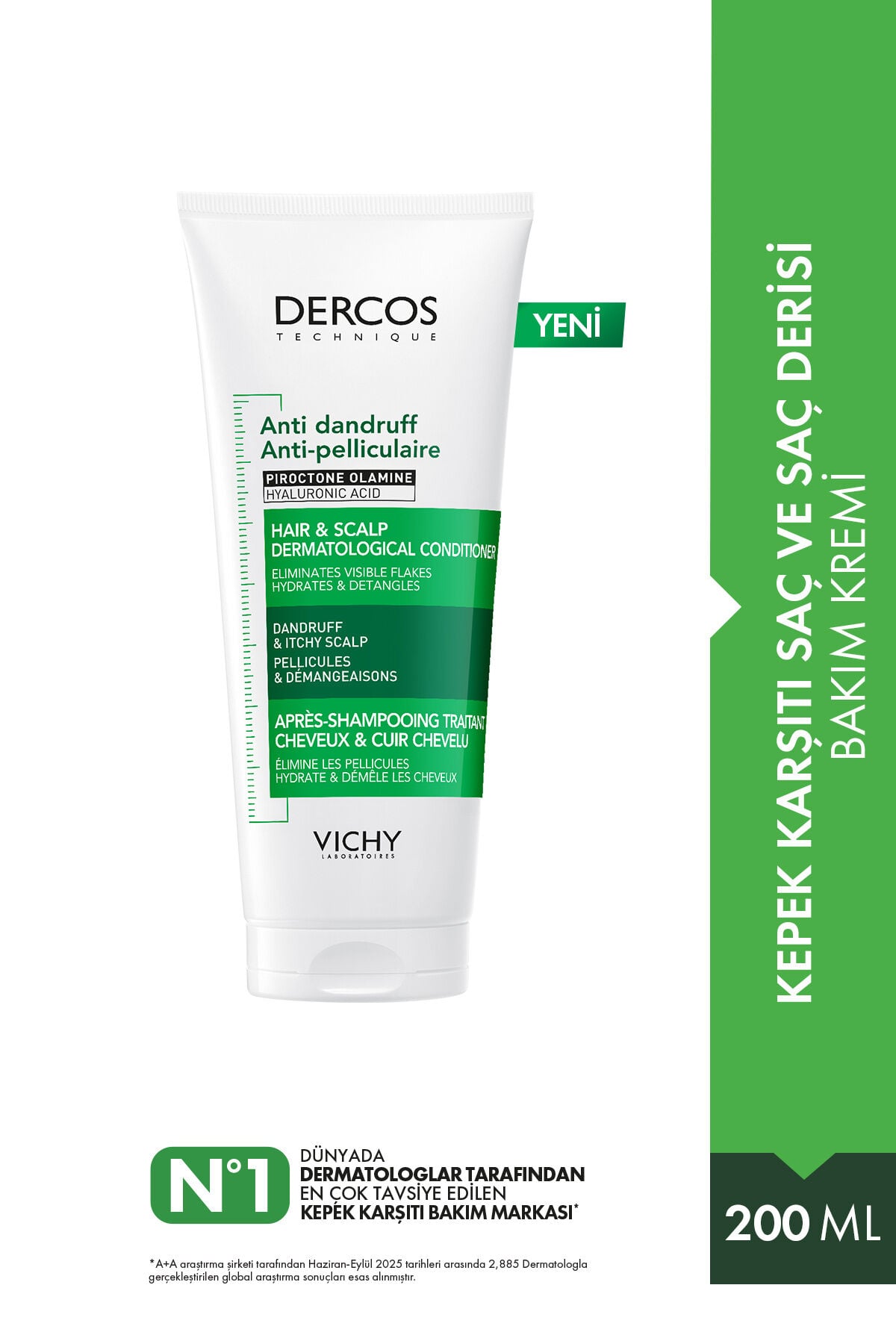 Dercos Kepek Karşıtı Saç & Saç Derisi Kremi 200 ml