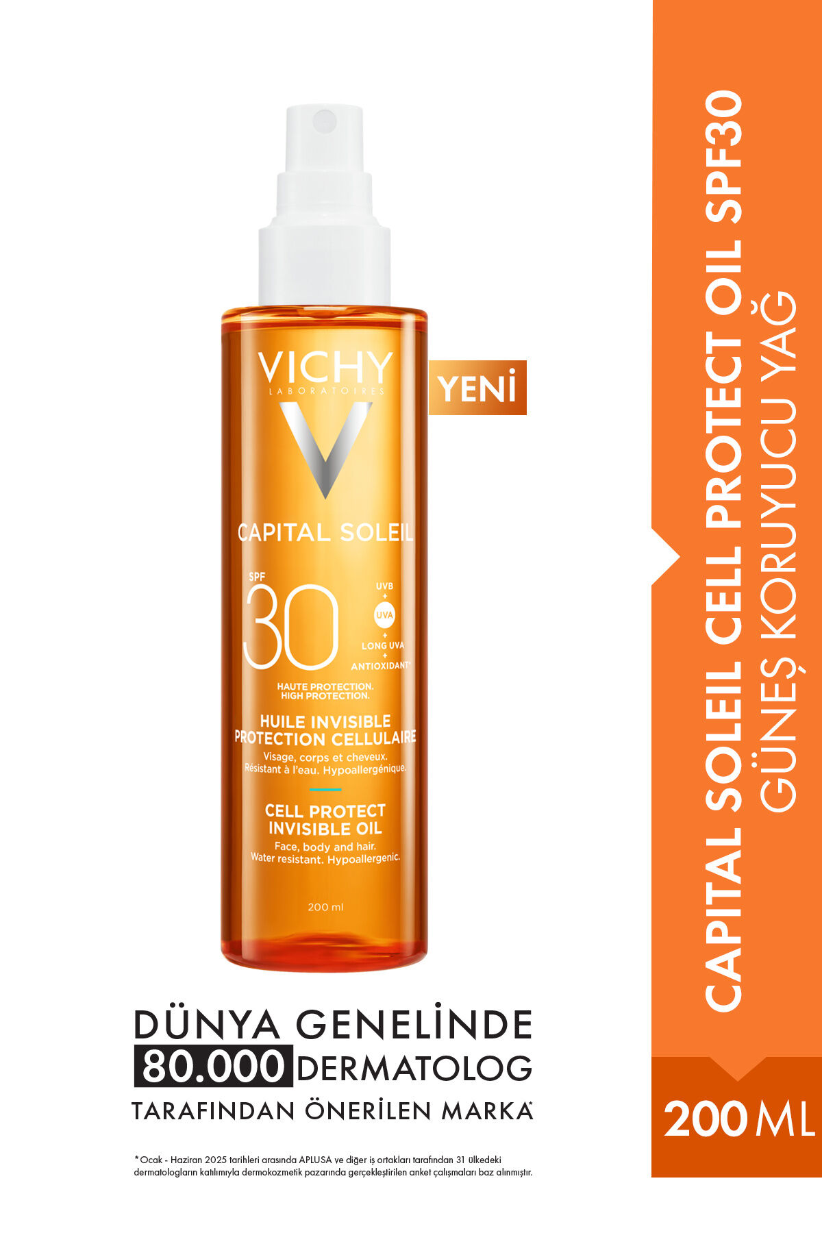 Capital Soleil Cell Protect Spf30 Güneş Koruyucu Yağ