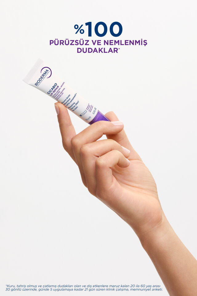 Cicabio Lip Repair Shea Yağı İçeren Nemlendirici Besleyici Onarıcı Kuru ve Çatlak Dudak Kremi 10 ML