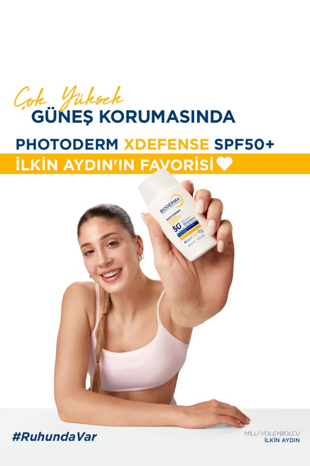 Photoderm XDefense SPF50+ Tüm Cilt Tipleri UVA/UVB Yüksek Korumalı Renkli Güneş Kremi Light 40ML