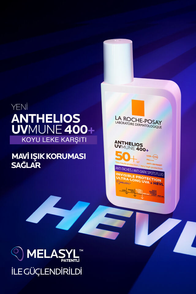 Anthelios Uvmune Anti Dark Spots Fluid Lekeli Ciltler İçin Yüksek Koruma SPF50+ Yüz Güneş Kremi 50ML