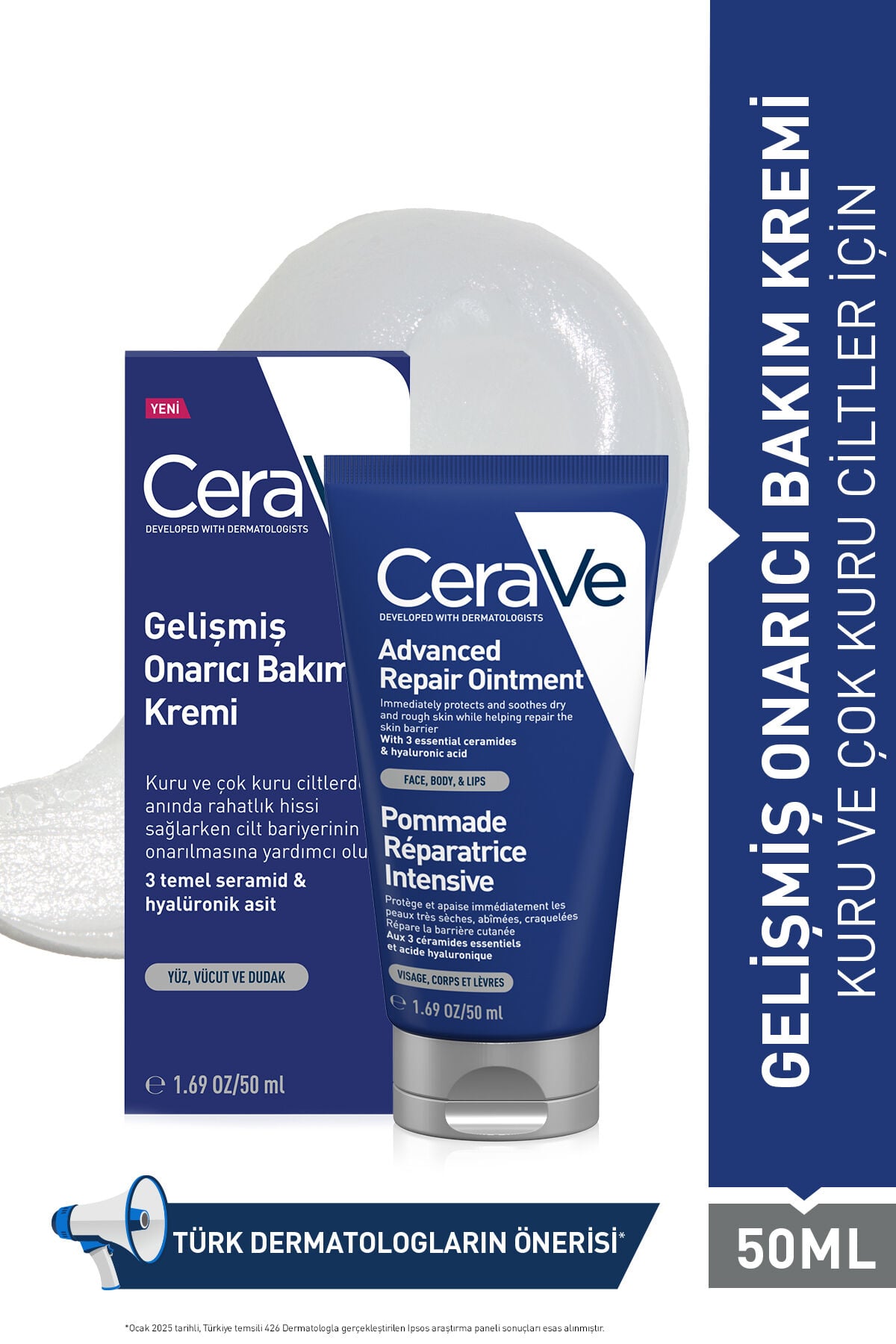 Kuru Ciltler İçin Gelişmiş Onarıcı Bakım Kremi 50 ml