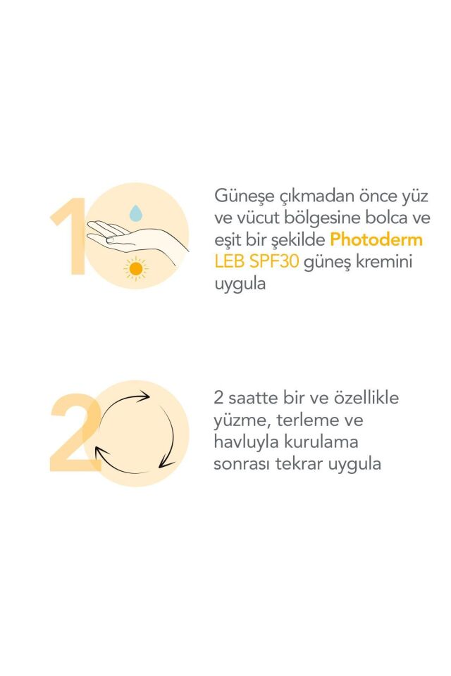 Photoderm LEB SPF 30 Hassas Ciltler Güneş Alerjisi Karşıtı Jel Formda Yüz Güneş Kremi 100 m