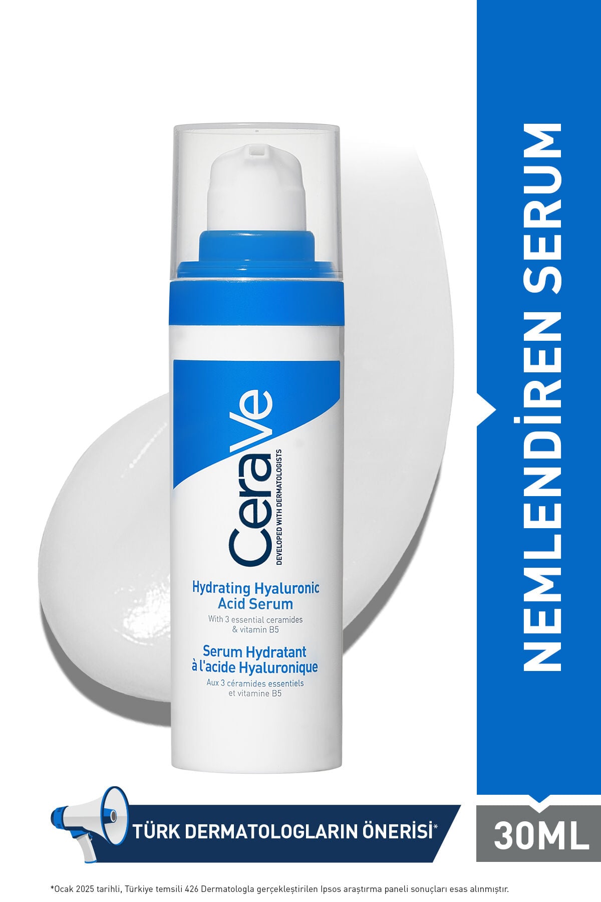 HYALÜRONİK ASİT İÇERİKLİ NEMLENDİRİCİ YÜZ BAKIM SERUMU 30 ML