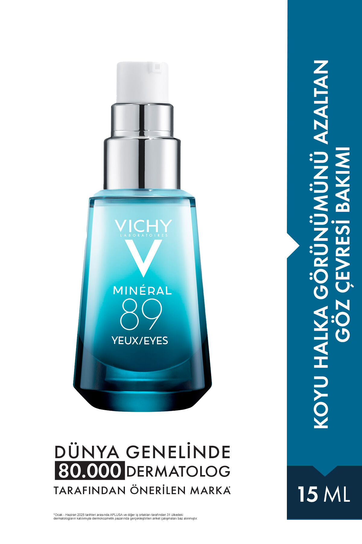 Mineral 89 Hyalüronik Asit İçeren Nemlendirici Göz Çevresi Bakım Serumu 15 ml 3337875596763
