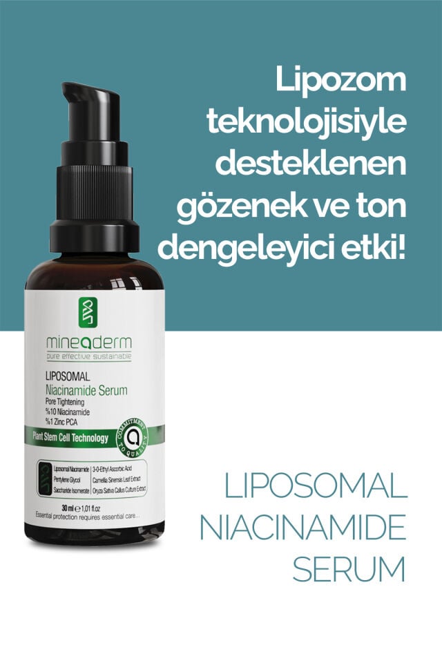 Gözenek Sıkılaştırıcı Liposomal Niasinamid Serum/Pore Tightening Liposom %10 Niacinamide Serum