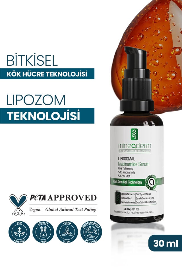 Gözenek Sıkılaştırıcı Liposomal Niasinamid Serum/Pore Tightening Liposom %10 Niacinamide Serum