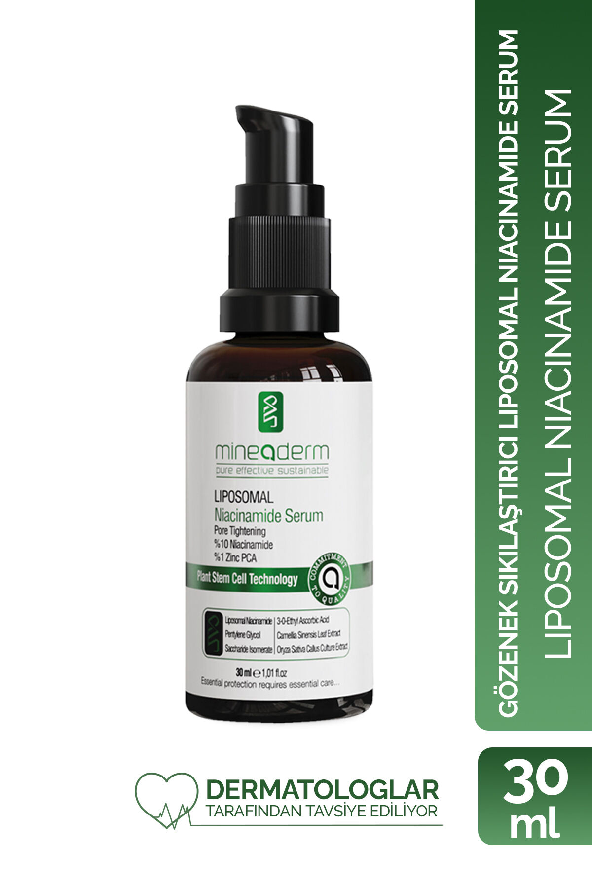 Gözenek Sıkılaştırıcı Liposomal Niasinamid Serum/Pore Tightening Liposom %10 Niacinamide Serum