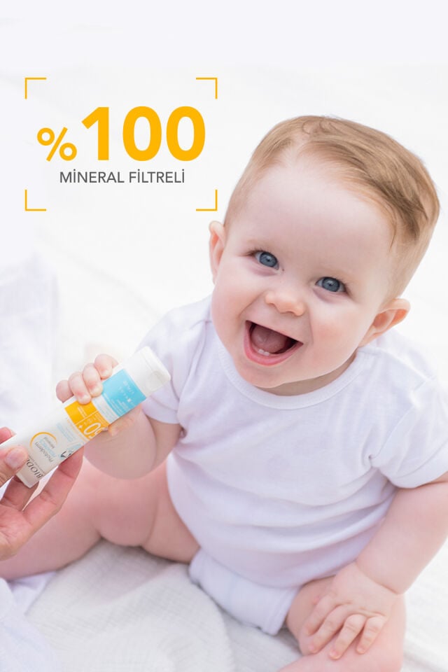 Photoderm Pediatrics Mineral SPF50+ E Vitamini İçeren Çok Yüksek Korumalı Bebek Güneş Kremi 50 Gr