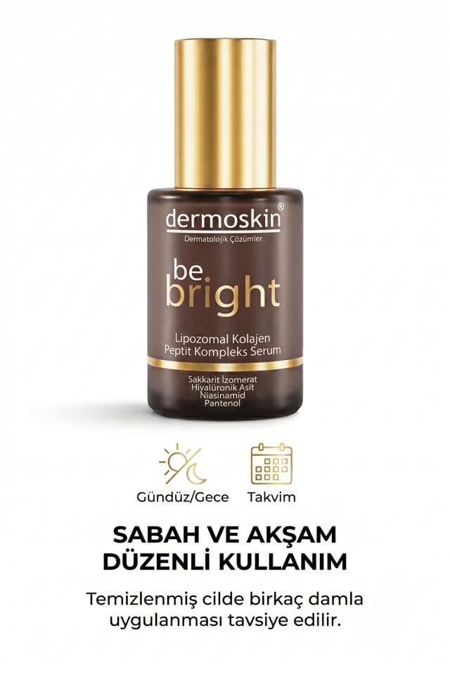 Be Bright Liposomal Collagen Peptide Complex Serum | Yaşlanma ve Kırışıklık Karşıtı | 30 ml