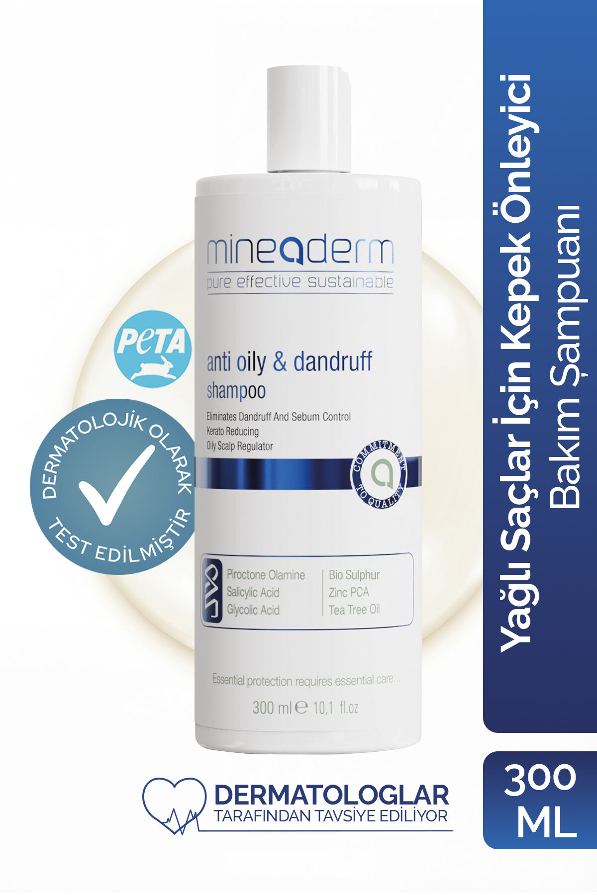 Yağlı Saçlar İçin Kepek Önleyici Bakım Șampuanı /Anti Oily Dandruff Shampoo