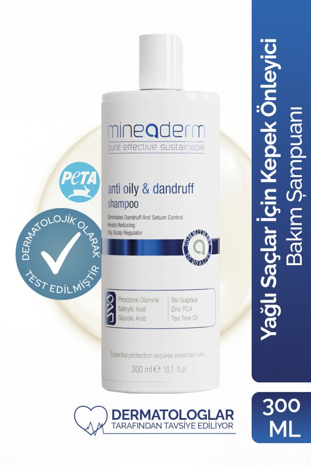 Yağlı Saçlar İçin Kepek Önleyici Bakım Șampuanı /Anti Oily Dandruff Shampoo