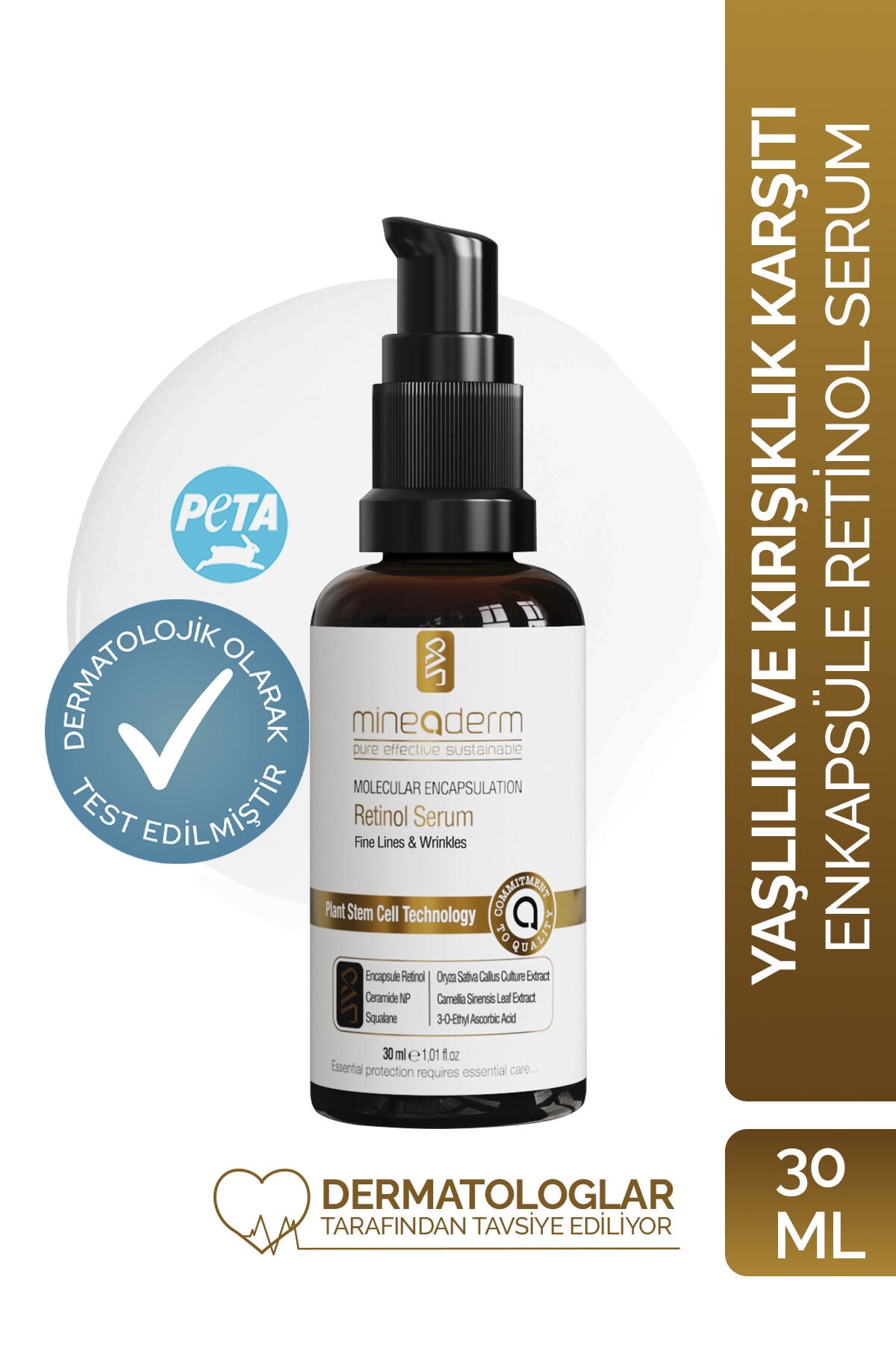 Yaşlılık ve Kırışıklık Karşıtı Enkapsüle Retinol Serum/Molecular Encapsulation Retinol Serum