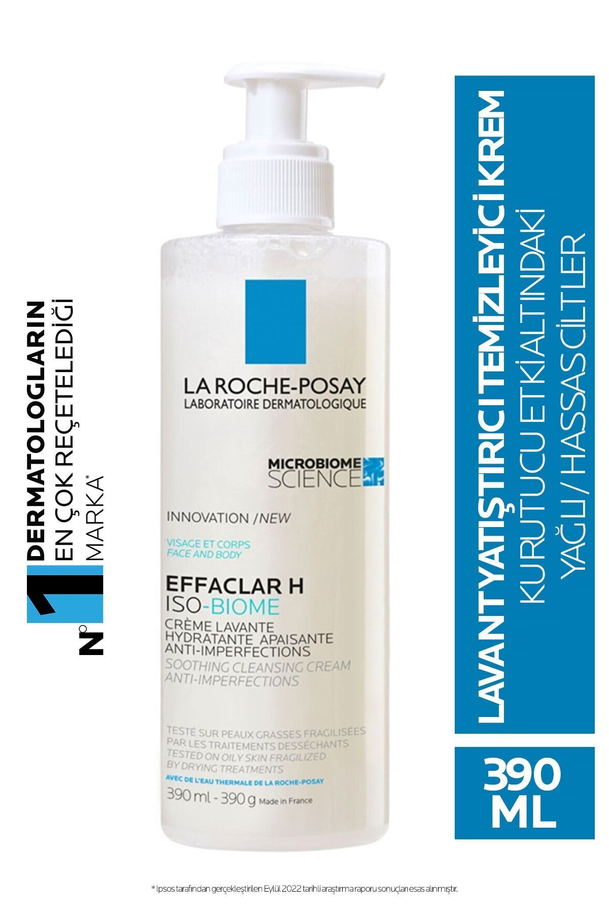 Effaclar H Iso Biome Temizleyici Krem 390 ml