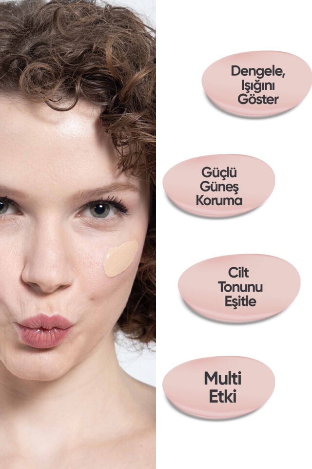 Leke Karşıtı Renkli Güneş Kremi Spf 50+/pigment Uv Protection Tinted Cream Spf 50+