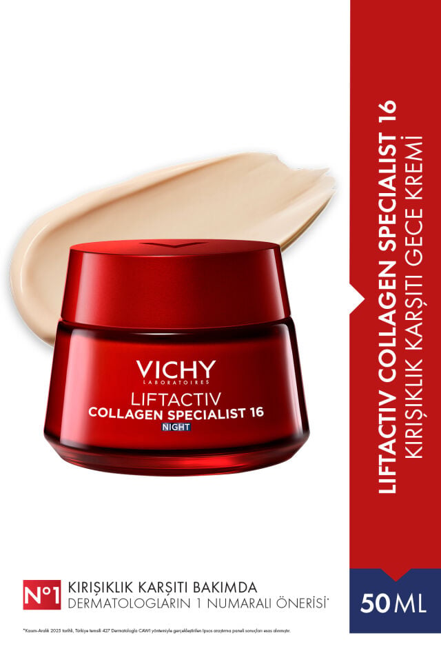 Liftactiv Collagen Specialist Night Yaşlanma Karşıtı Gece Kremi 50 ml