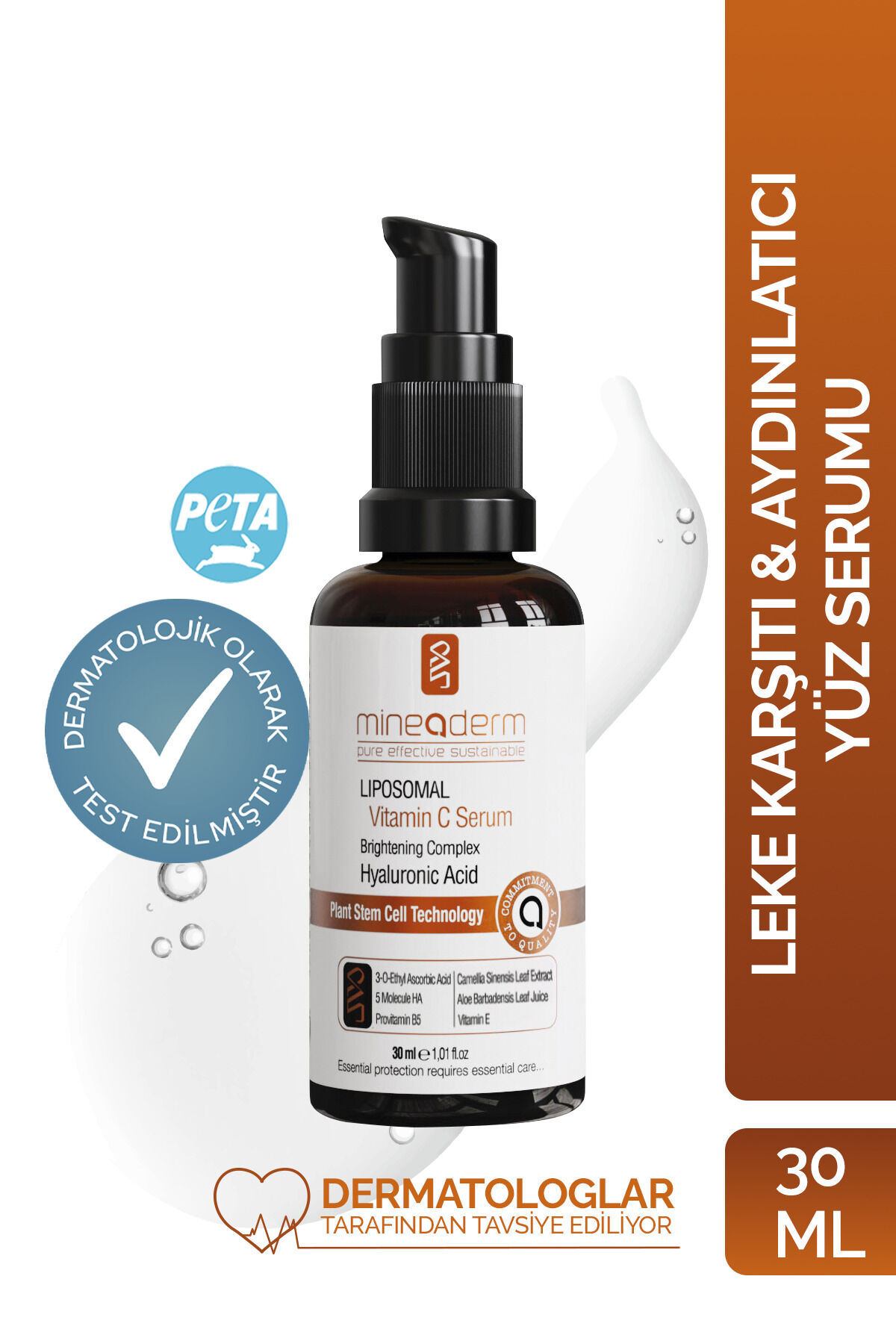 Liposomal C Vitamini Serumu – Leke Karşıtı & Aydınlatıcı Yüz Serumu 30 ml