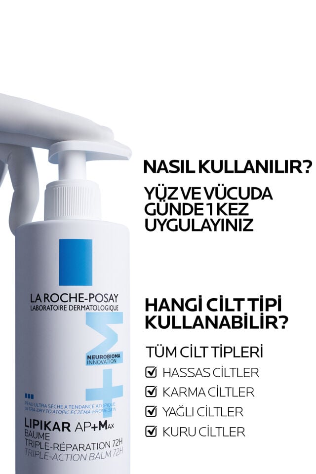 Lipikar Baume Nemlendirici Balsam AP Kuru/Atopiye Eğilim Gösterebilen Ciltler 400ml