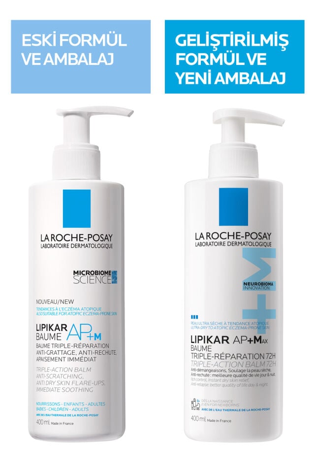 Lipikar Baume Nemlendirici Balsam AP Kuru/Atopiye Eğilim Gösterebilen Ciltler 400ml