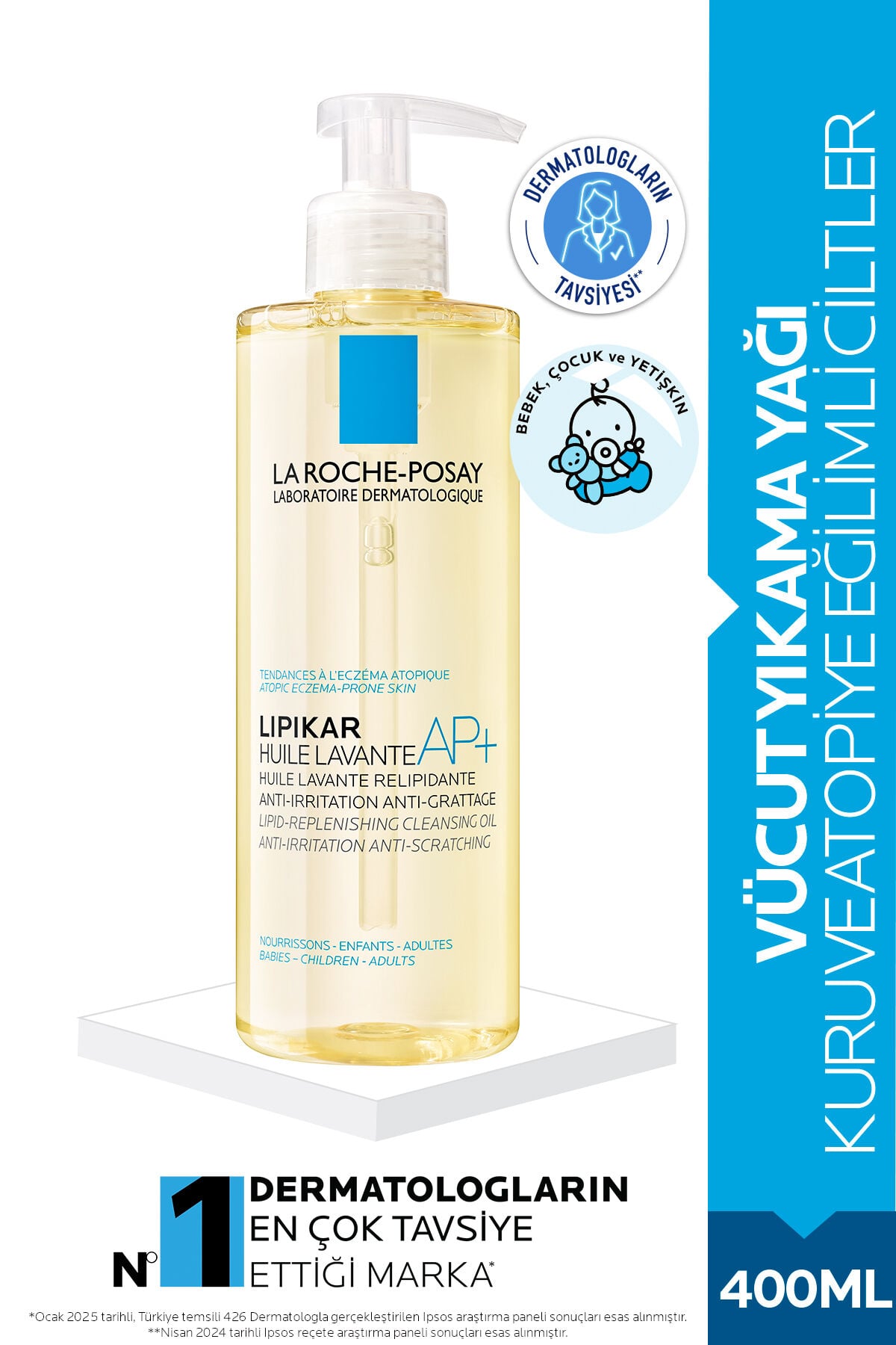 Lipikar Cleansing Oil AP+ 400ml