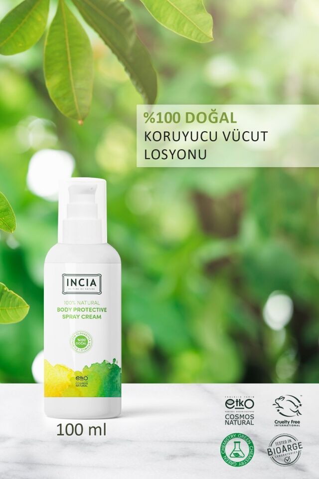 %100 Doğal Koruyucu Vücut Losyonu Sprey Yenidoğan Bebek Çocuk İçin Limon Okaliptus Vegan 100 ml