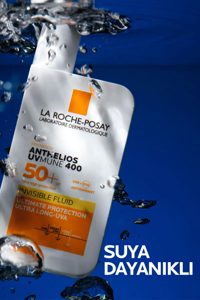 Anthelios Uvmune 400 Invisible Fluid Tüm Cilt Tipleri İçin Yüksek Koruma SPF50+ Yüz Güneş Kremi 50ML