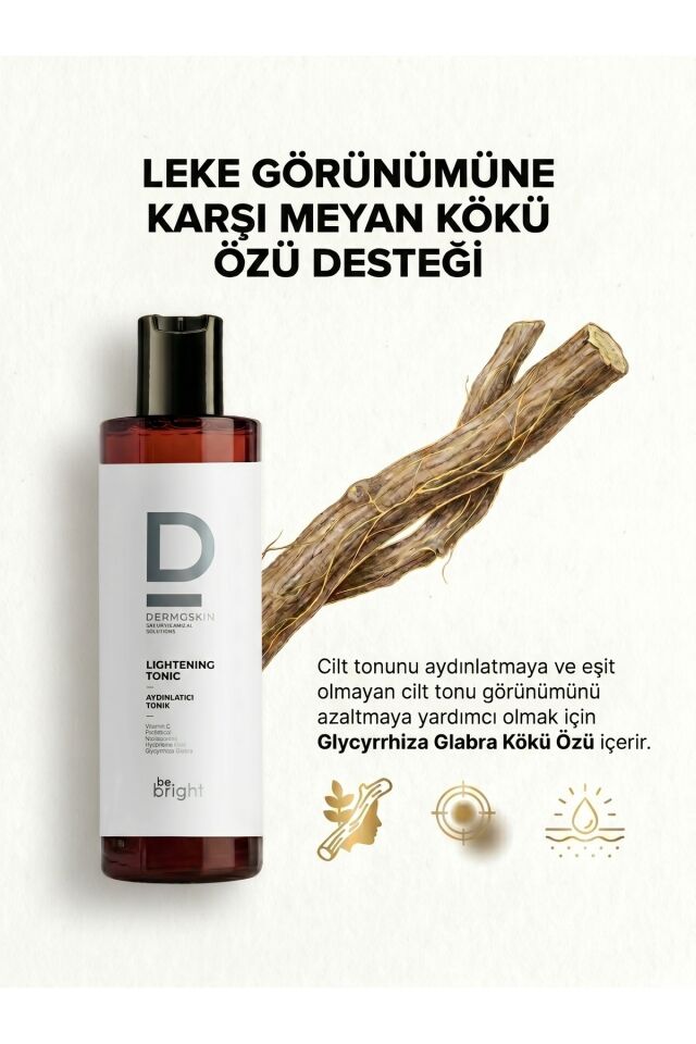 Be Bright Aydınlatıcı Tonik | Gözenek Sıkılaştırıcı | Leke Karşıtı | Hyaluronik Asit | 200 ml