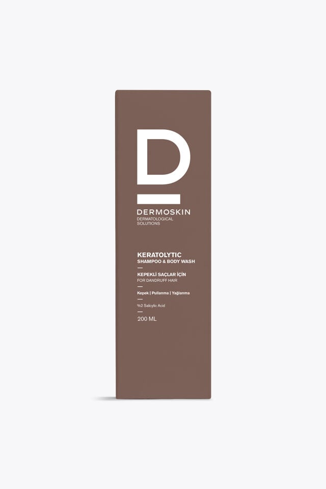Keratolytic Shampoo Body Wash | Kepek Önleyici Şampuan | Saç ve Vücut Şampuanı | Saç Bakımı | 200 ml