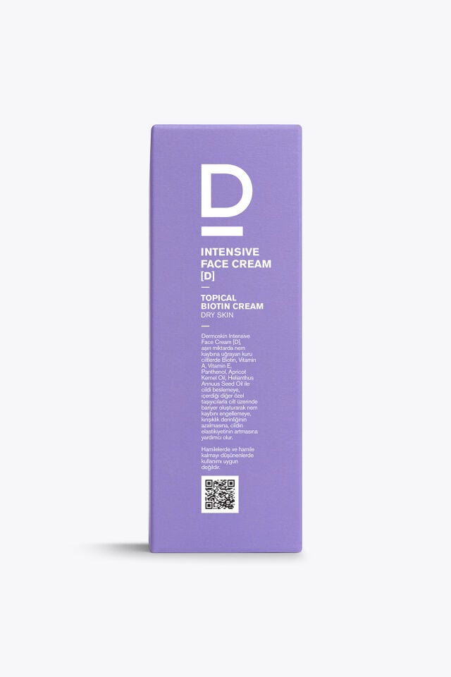 Intensive Face Topicalbiotin Cream(D) | Kuru Ciltler İçin Nemlendirici Yoğun Bakım Kremi | 50 ml