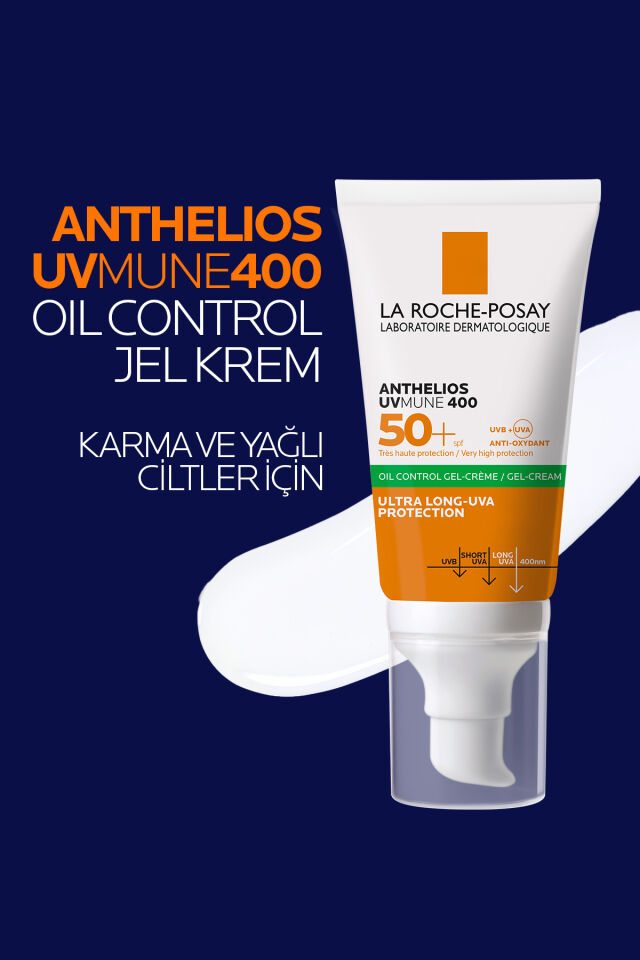 Anthelios Uvmune 400 Oil Control Gel Spf 50+ Renkli Güneş Kremi 50 ml