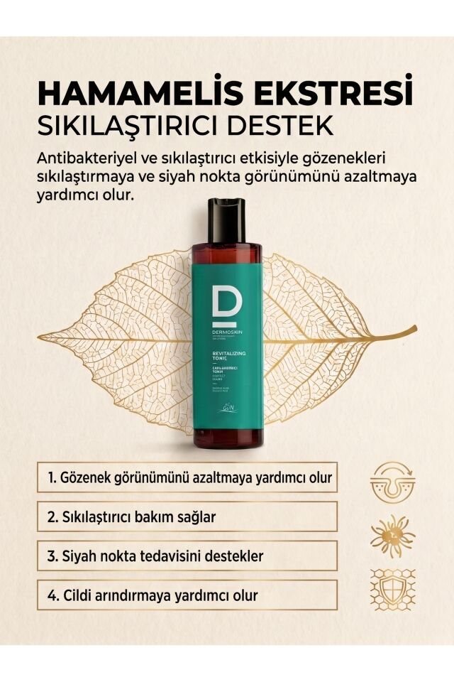 Acgun Sivilce ve Akne Karşıtı Canlandırıcı Tonik | Gözenek Sıkılaştırıcı | Salisilik Asit | 200 ml
