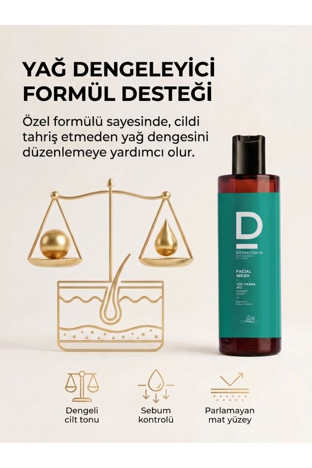 Acgun Sivilce ve Akne Karşıtı Yüz Yıkama Jeli | Yüz Temizleyicileri | Salisilik Asit | 200 ml
