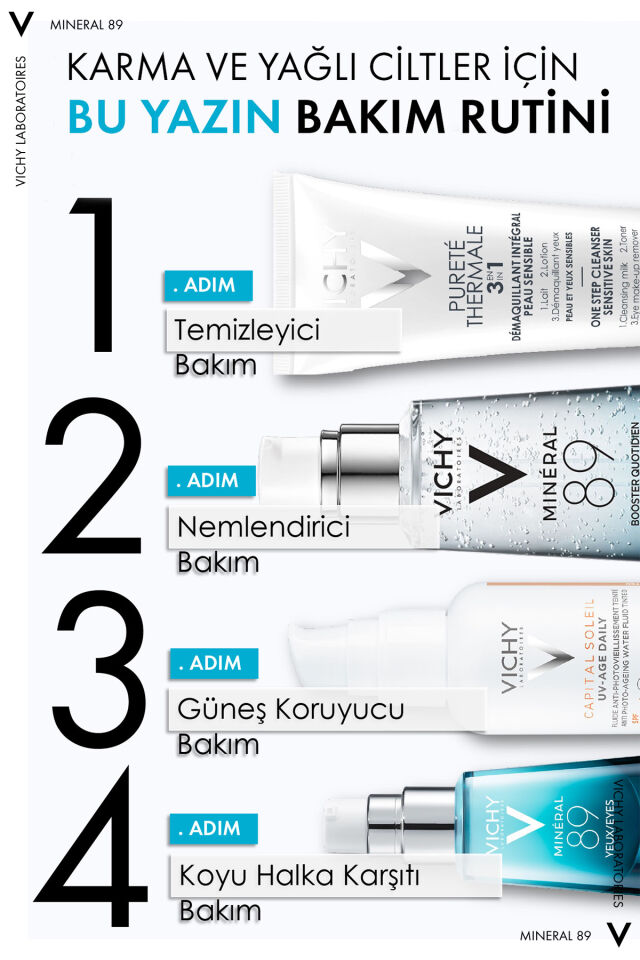 Mineral 89 Hyalüronik Asit İçeren Nemlendirici ve Güçlendirici Serum 50 ml 3337875543248