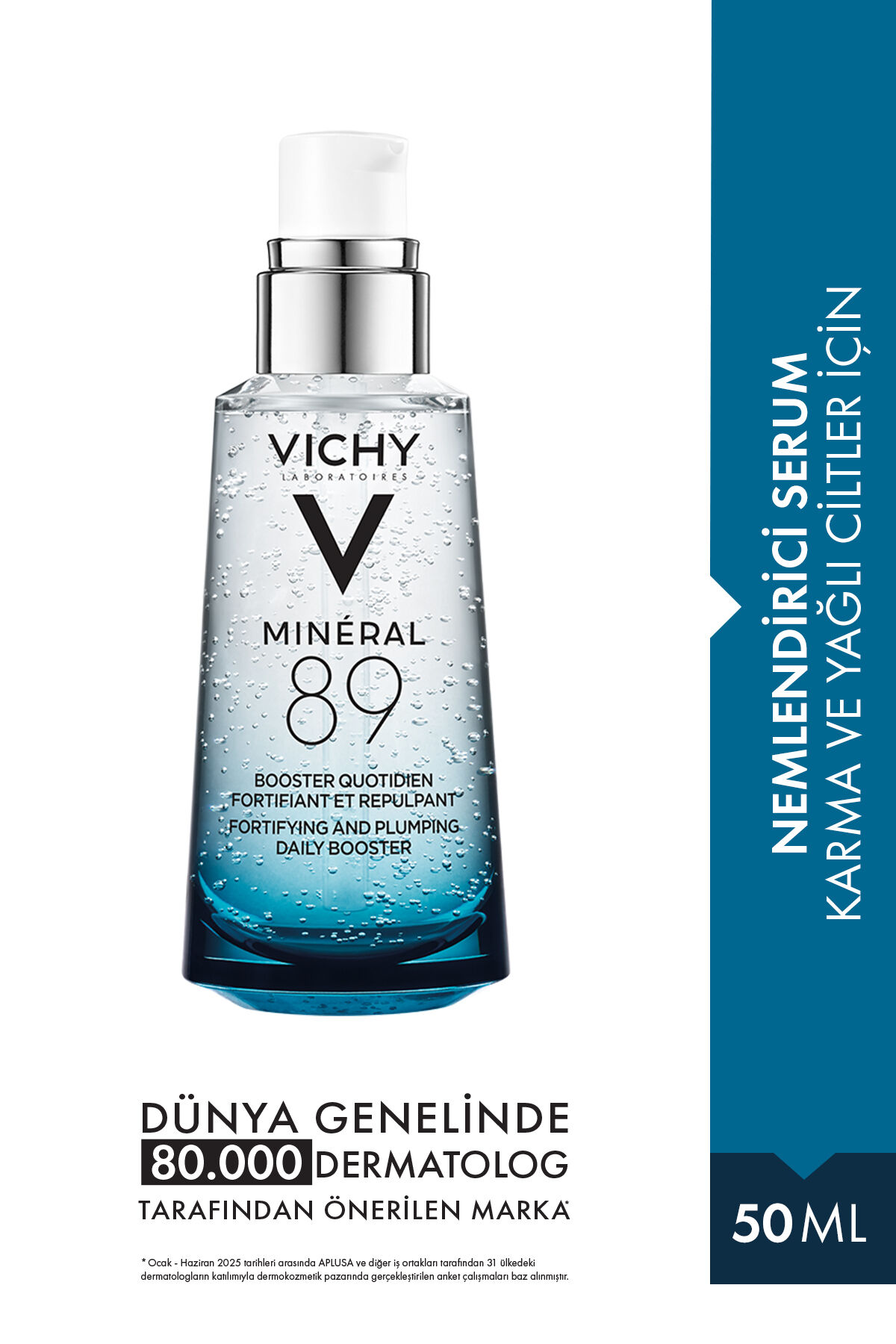 Mineral 89 Hyalüronik Asit İçeren Nemlendirici ve Güçlendirici Serum 50 ml 3337875543248