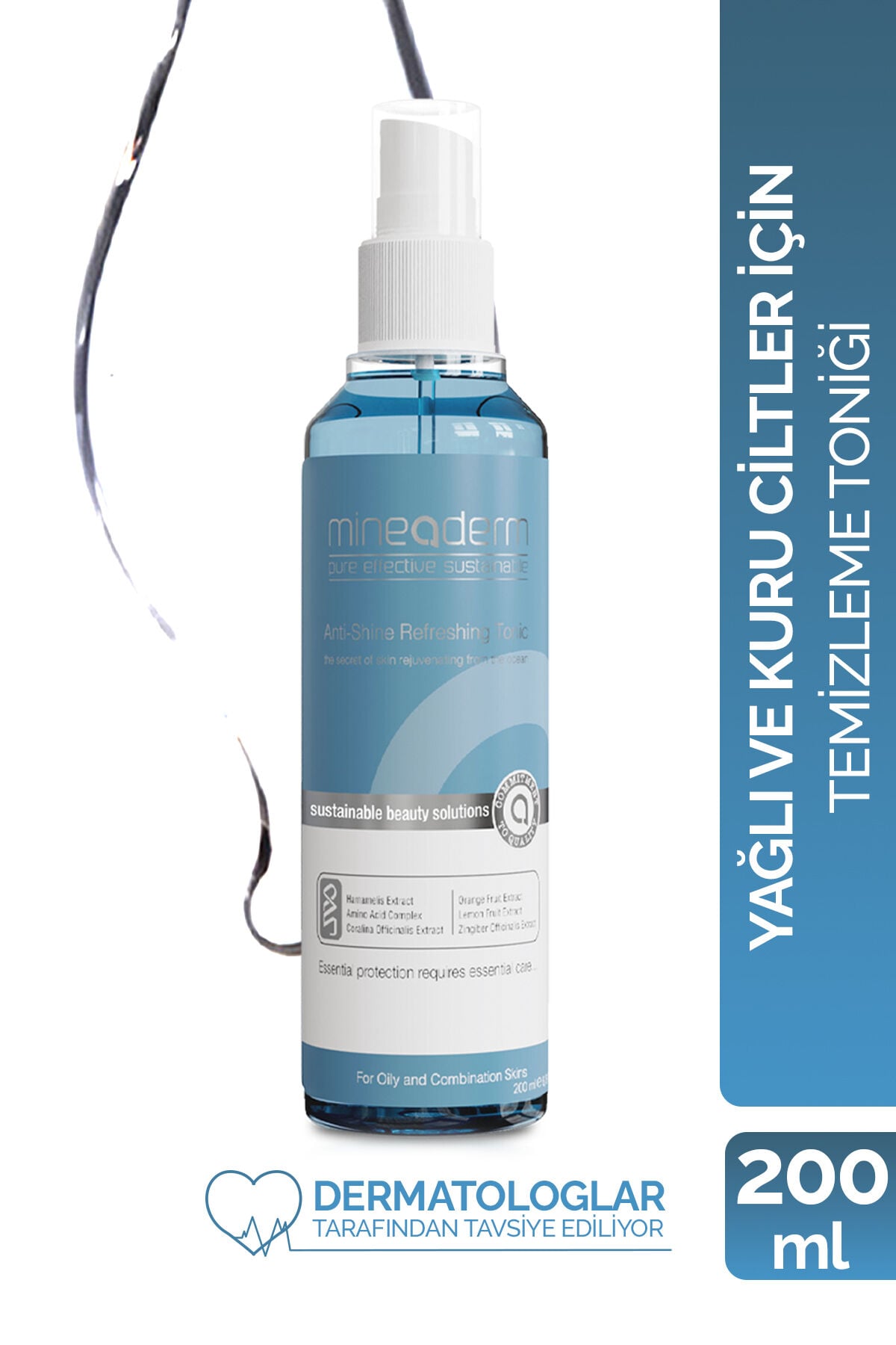 Yağlı Ve Karma Ciltler Için Canlandırıcı Tonik/anti-shine Refreshing Tonic