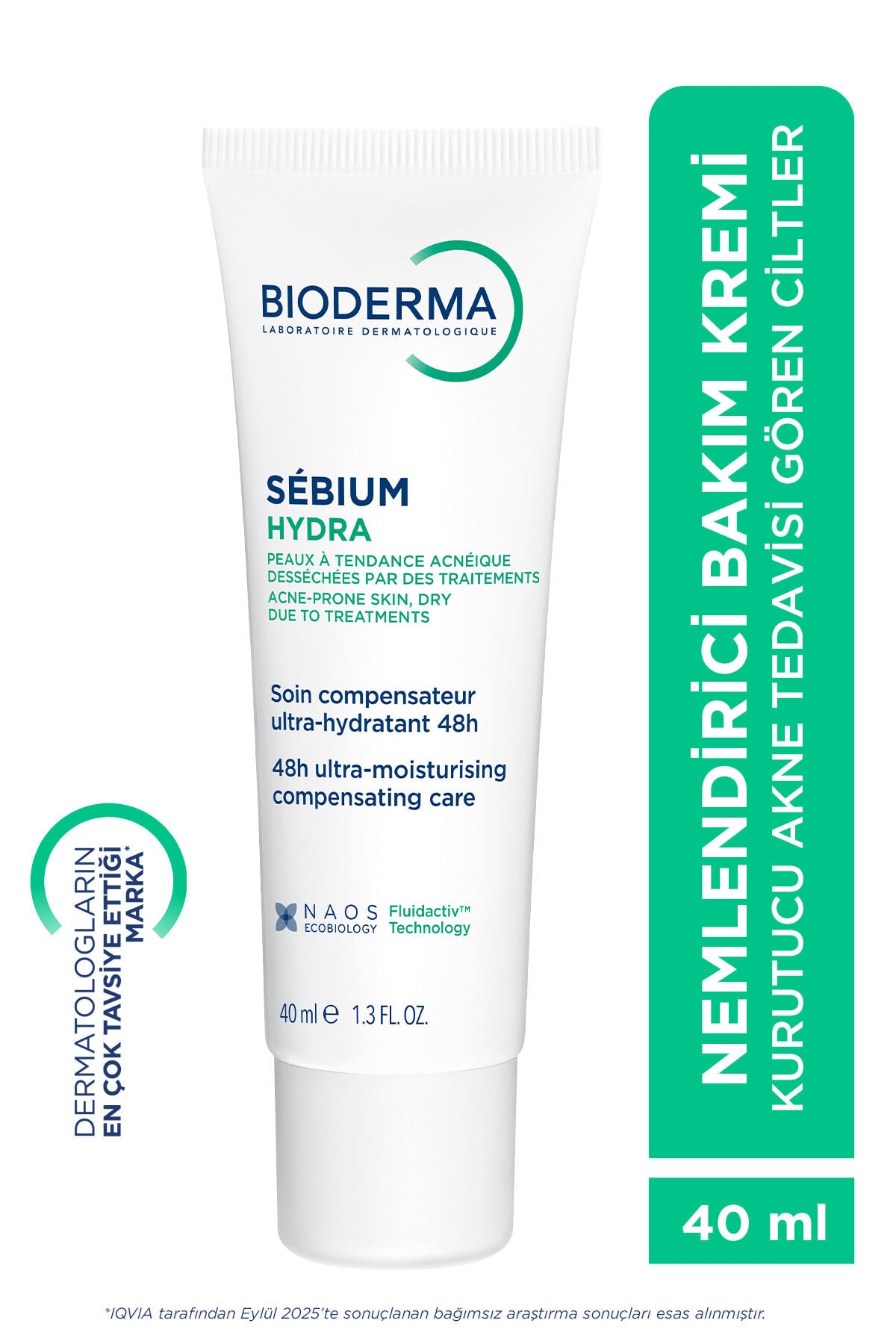 Sebium Hydra Kurutucu Akne Tedavisi Gören Ciltler Seramid İçeren Yoğun Nemlendirici Bakım Krem 40ml