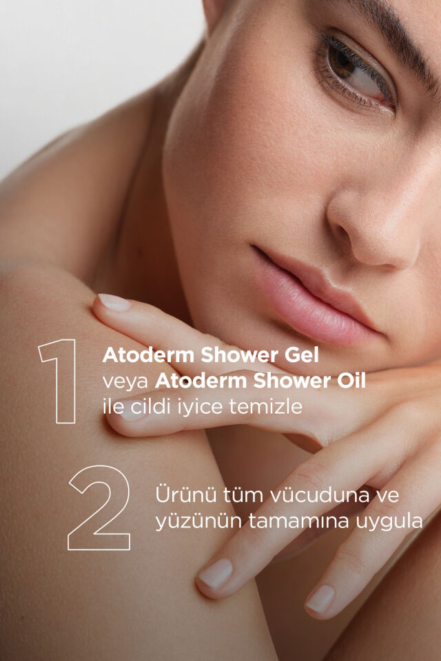 Atoderm Shower Oil Çok Kuru Cilt Bebek, Çocuk, Yetişkin Nemlendirici Temizleyici Duş Yağı 200 ml