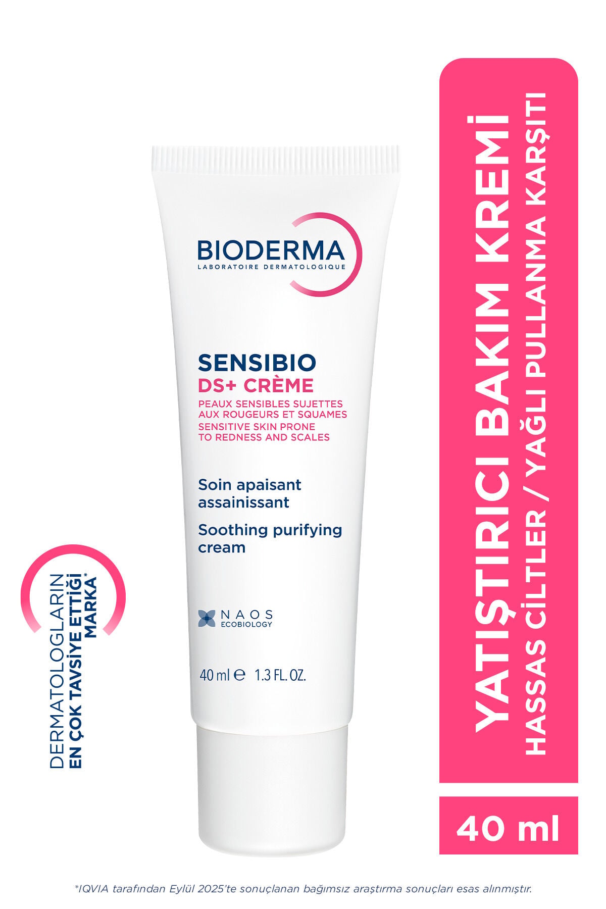 Sensibio DS+ Cream Hassas Ciltler için Kızarıklık Karşıtı Yatıştırıcı Bakım Kremi 40 ML